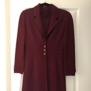St. John Collection , knit dress and blazer